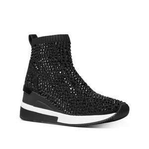 Michael Kors Studded Skyler sock sneakers 
Worn once
Excellent condition